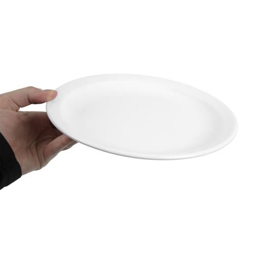 Olympia Whiteware Narrow Rimmed Plate - 250mm (Box 12)