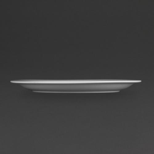 Olympia Whiteware Narrow Rimmed Plate - 280mm (Box 6)