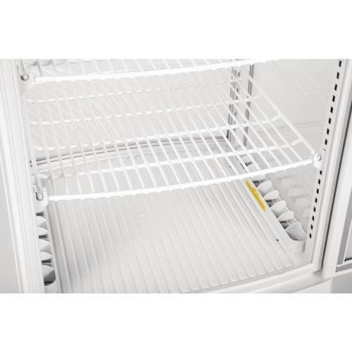 Polar C-Series Curved Door Display Fridge White - 86Ltr