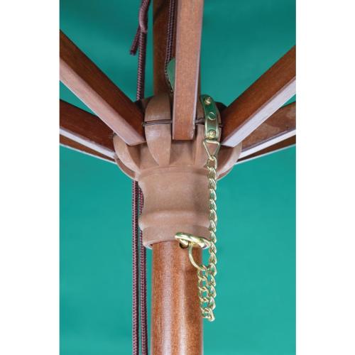 Bolero Round Pulley Parasol Green - 2.5m