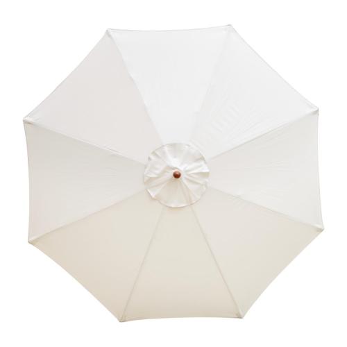 Bolero Round Pulley Parasol Cream - 2.5m
