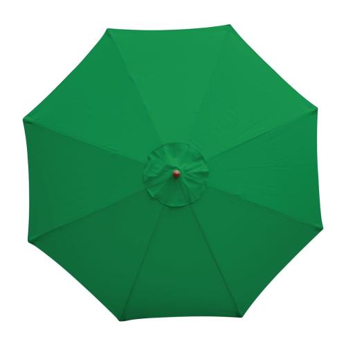 Bolero Round Pulley Parasol Green - 3m