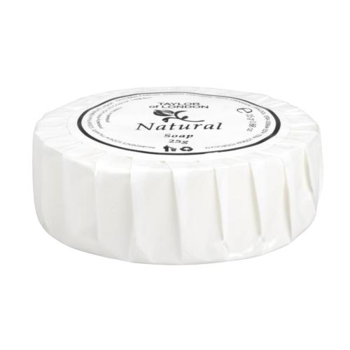 Natural Tissue Pleat Soap - 25g (Pack 100)