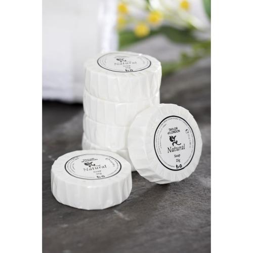 Natural Tissue Pleat Soap - 25g (Pack 100)