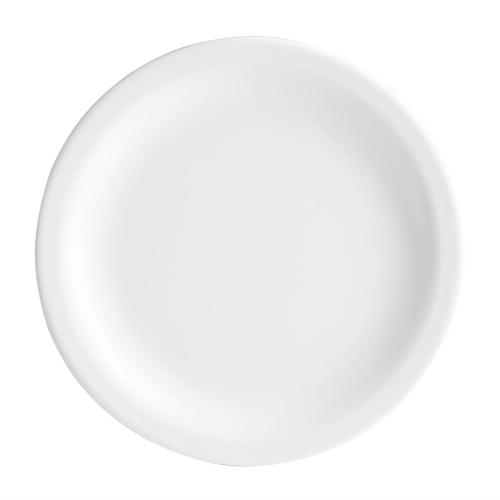 Olympia Kristallon Melamine Narrow Rimmed Plate - 165mm 6 1/4" (Box 12)