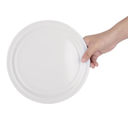 Olympia Kristallon Melamine Narrow Rimmed Plate - 226mm 9" (Box 12)