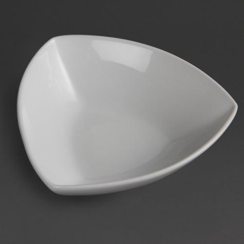 Olympia Whiteware Rounded Triangular Bowl - 155x45mm (Box 6)