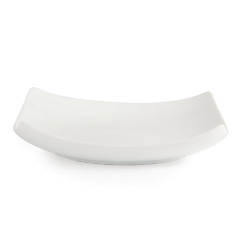 Olympia Whiteware Square Bowled Plate - 205x205x45mm (Box6)
