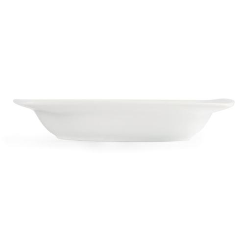 Olympia Whiteware Rounded Square Bowl Circular Well - 210x210x40mm (Box 4)