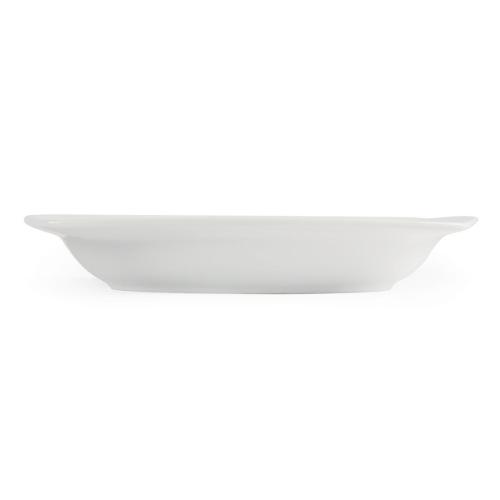 Olympia Whiteware Rounded Square Bowl Circular Well - 250x250x46mm (Box 4)