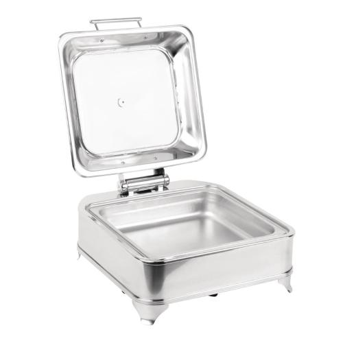 Olympia Electric Chafer Square Glass Lid