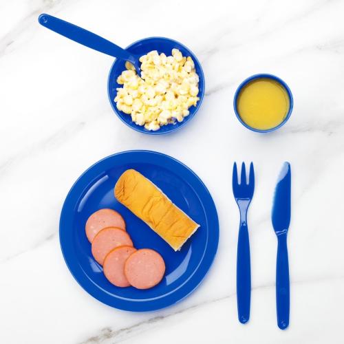 Olympia Kristallon PP Plate Blue - 230mm 9" (Box 12)