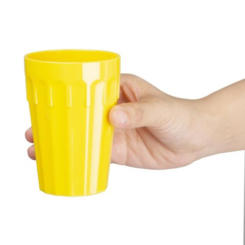 Olympia Kristallon PP Tumbler Yellow - 260ml 8 4/5fl oz (Box 12)
