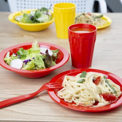 Olympia Kristallon PP Tumbler Red - 260ml 8 4/5fl oz (Box 12)