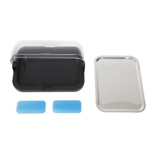 Cooling Display Tray Roll Top - 205x320x440mm (includes 2 coolers)