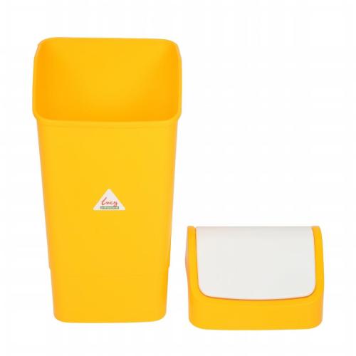Scot Young Swing Top Bin Yellow