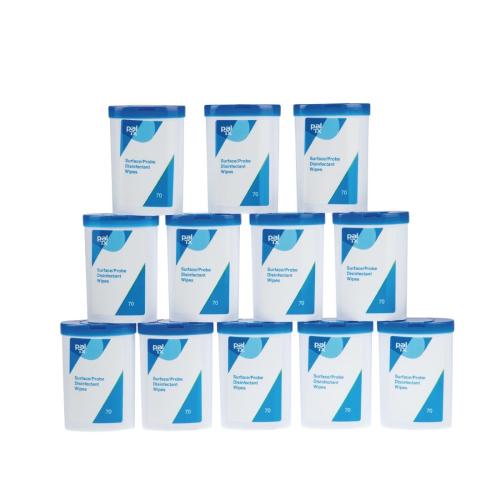 Pal 70wipes Probe Disinfectant Wipes (Pocket Size) (Pack 12)