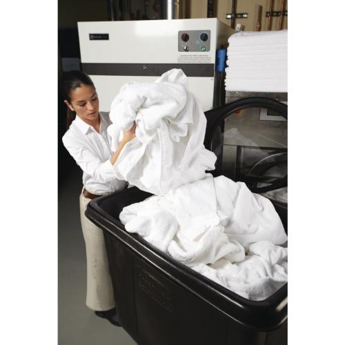 Rubbermaid Cube Truck Black - 400Ltr 226.8kg Capacity (B2B)