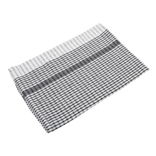 Vogue Wonderdry Tea Towels Black - 760x510mm 30x20" (Pack 10)