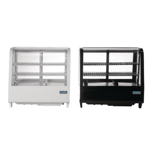 Polar C-Series Countertop Food Display Fridge Black - 100Ltr