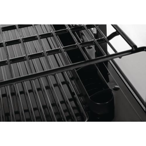 Polar C-Series Countertop Food Display Fridge Black - 100Ltr