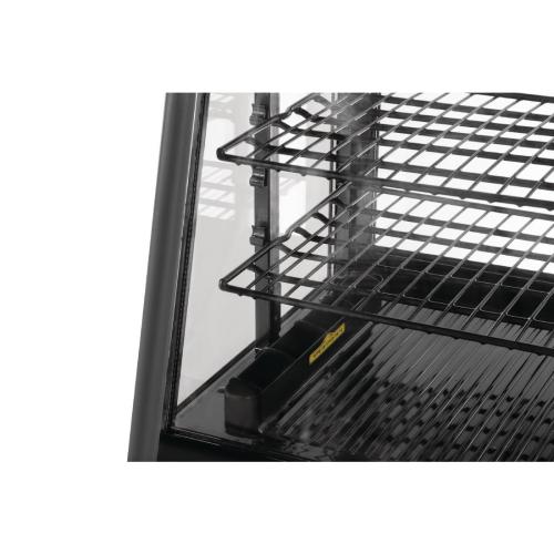 Polar C-Series Countertop Food Display Fridge Black - 100Ltr