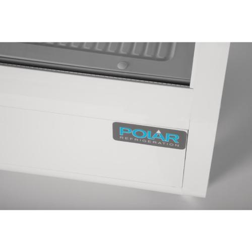 Polar C-Series Countertop Food Display Fridge White - 100Ltr