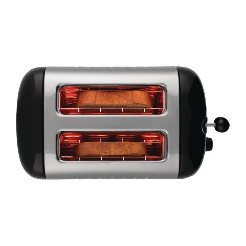 Dualit Lite Toaster 2 Slice Black (No Commercial Warranty)