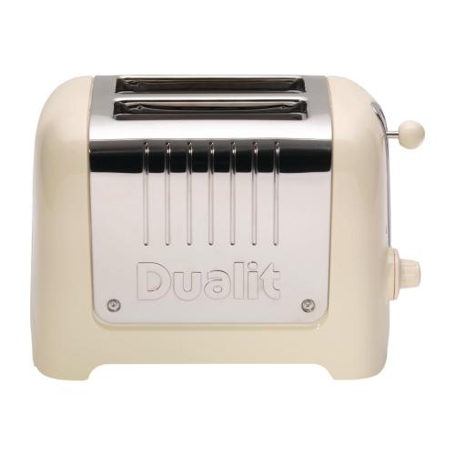 Dualit Lite Toaster 2 Slice Cream (B2B) (No Commercial Warranty)