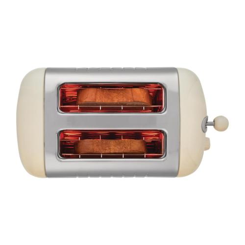 Dualit Lite Toaster 2 Slice Cream (B2B) (No Commercial Warranty)