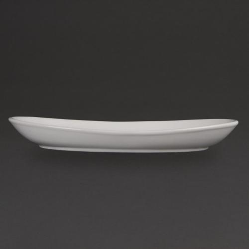 Olympia Whiteware French Deep Oval Plate White - 304mm (Box 4)