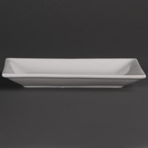 Olympia Whiteware Serving Rectangular Platter - 200x130mm (Box 6)