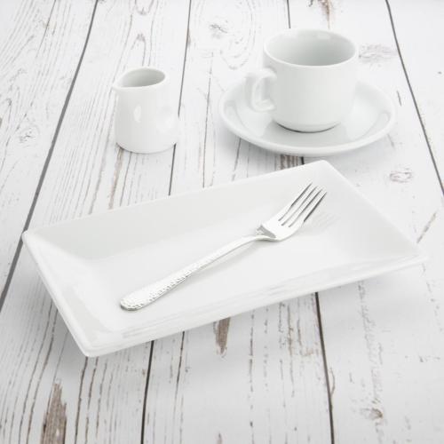 Olympia Whiteware Serving Rectangular Platter - 250x150mm (Box 4)