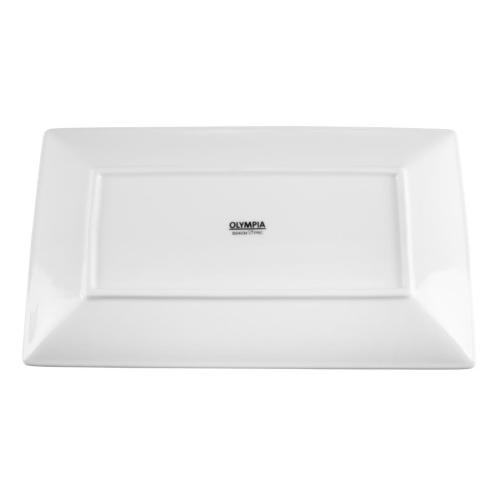 Olympia Whiteware Serving Rectangular Platter - 310x180mm (Box 2)