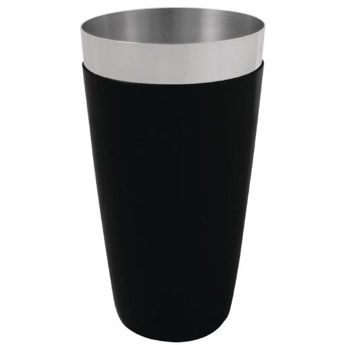 Bar Shaker Black PVC Grip - 28oz
