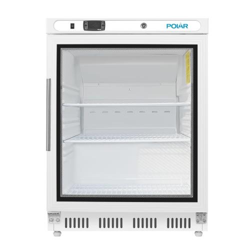Polar C-Series Under Counter Display Fridge White - 150Ltr