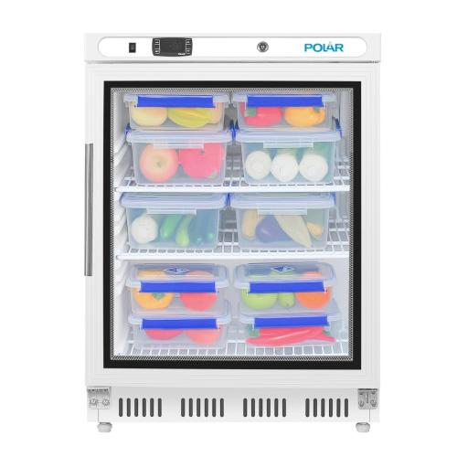 Polar C-Series Under Counter Display Fridge White - 150Ltr