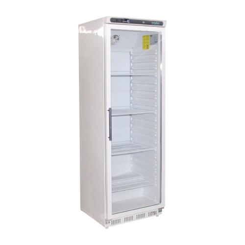 Polar C-Series Upright Display Fridge White - 400Ltr