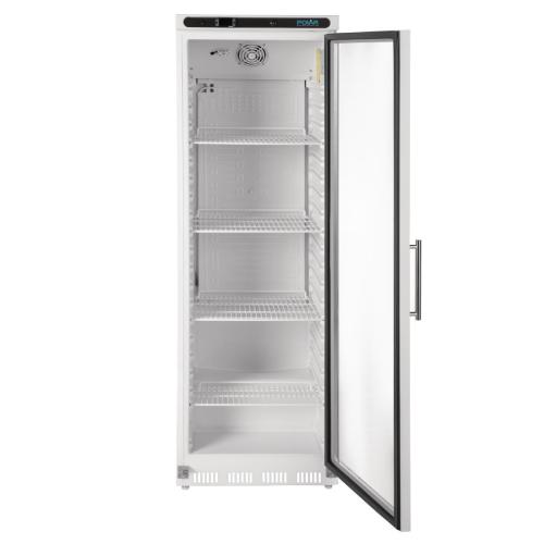 Polar C-Series Upright Display Fridge White - 400Ltr