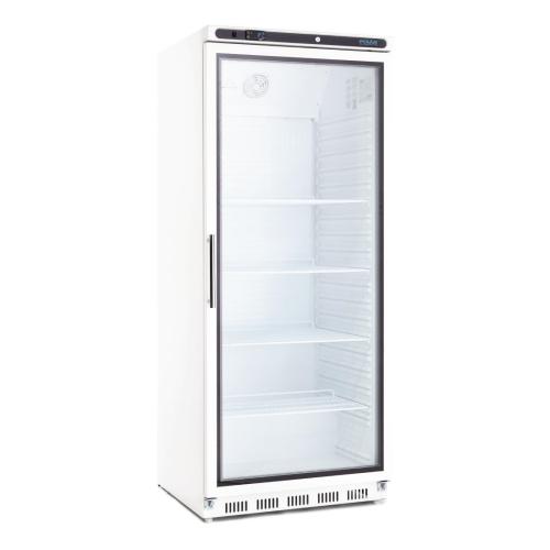 Polar C-Series Upright Display Fridge White - 600Ltr