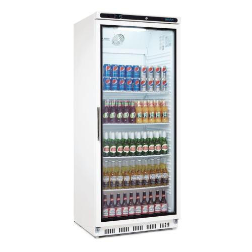 Polar C-Series Upright Display Fridge White - 600Ltr