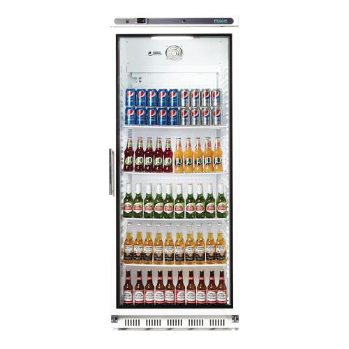 Polar C-Series Upright Display Fridge White - 600Ltr