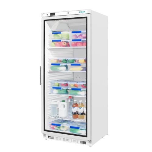 Polar C-Series Upright Display Fridge White - 600Ltr