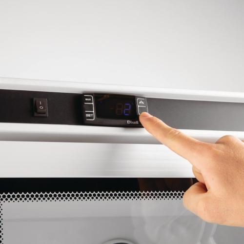 Polar C-Series Upright Display Fridge White - 600Ltr