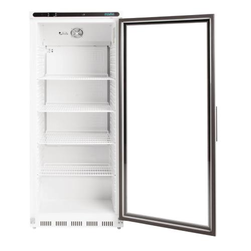 Polar C-Series Upright Display Fridge White - 600Ltr