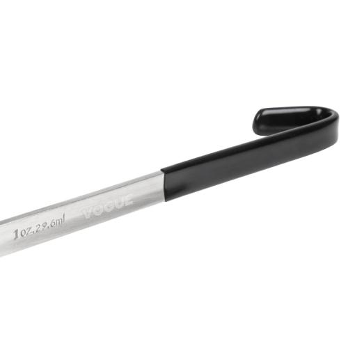 Vogue Heavy Duty Ladle Black St/St - 30ml 1fl oz