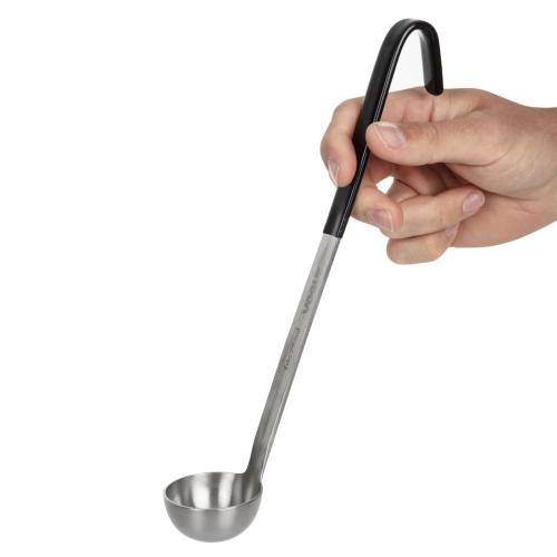 Vogue Heavy Duty Ladle Black St/St - 30ml 1fl oz