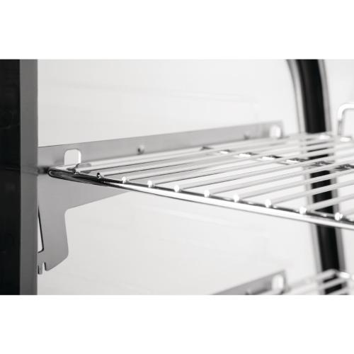 Polar G-Series Countertop Food Display Fridge Black - 120Ltr