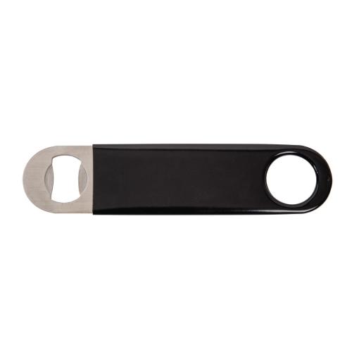 Olympia Bottle Opener Black PVC Grip