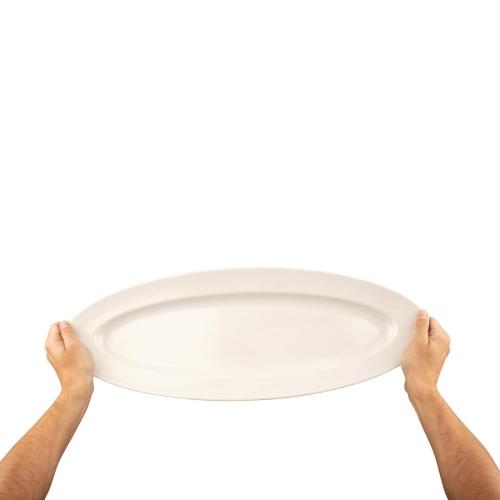 Kristallon Melamine Oval Platter - 610x230mm 24.5"